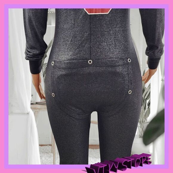 NWT VICTORIA'S SECRET UO "UnIversity Of Oklahoma Onesie Pajama Medium WP7013 NWT - Picture 12 of 13